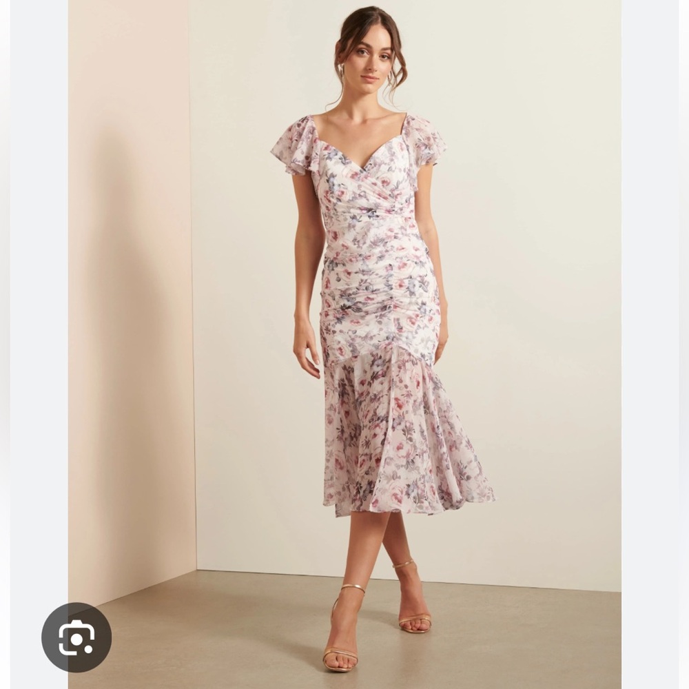 Ever new azalea Ruched Maxi Dress